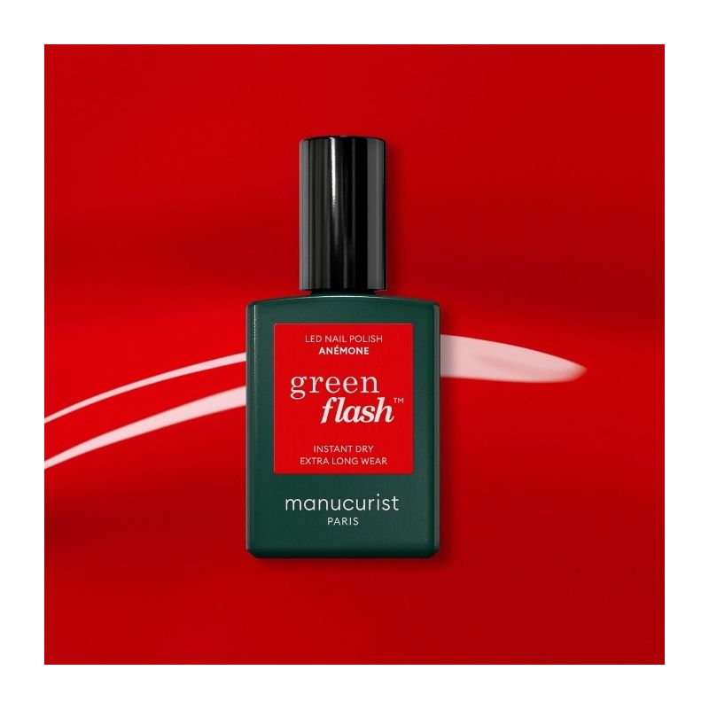Vernis semi-permanent LED Green Flash Anemone Manucurist 15ml