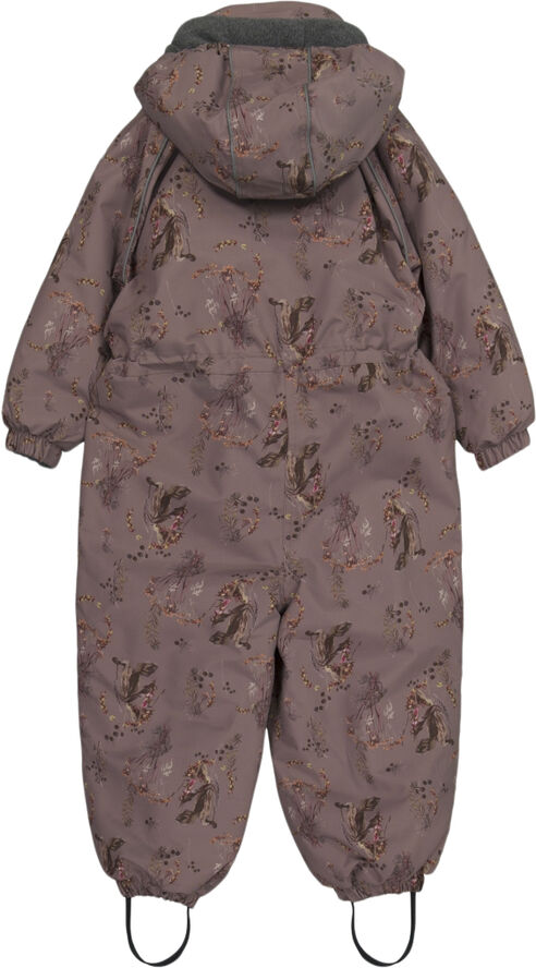 Mikk-Line Polyester Junior Suit - Aop Floral Twilight mauve