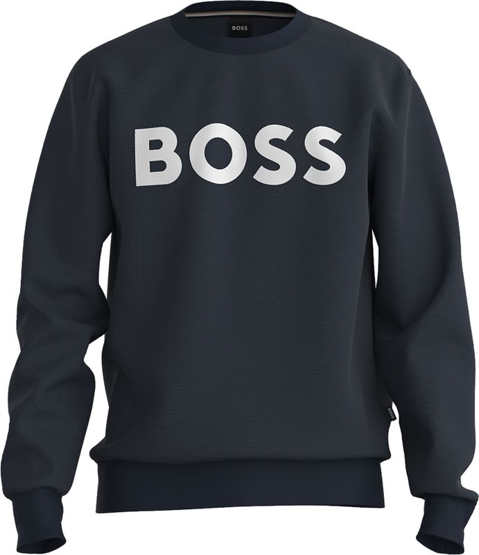 BOSS - Soleri - Sweatshirt - Donkerblauw - Regular Fit - Katoen