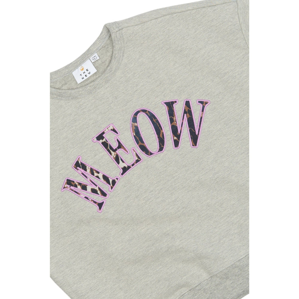 Køb The New Light Grey Melange TNPolina OS Sweatshirt