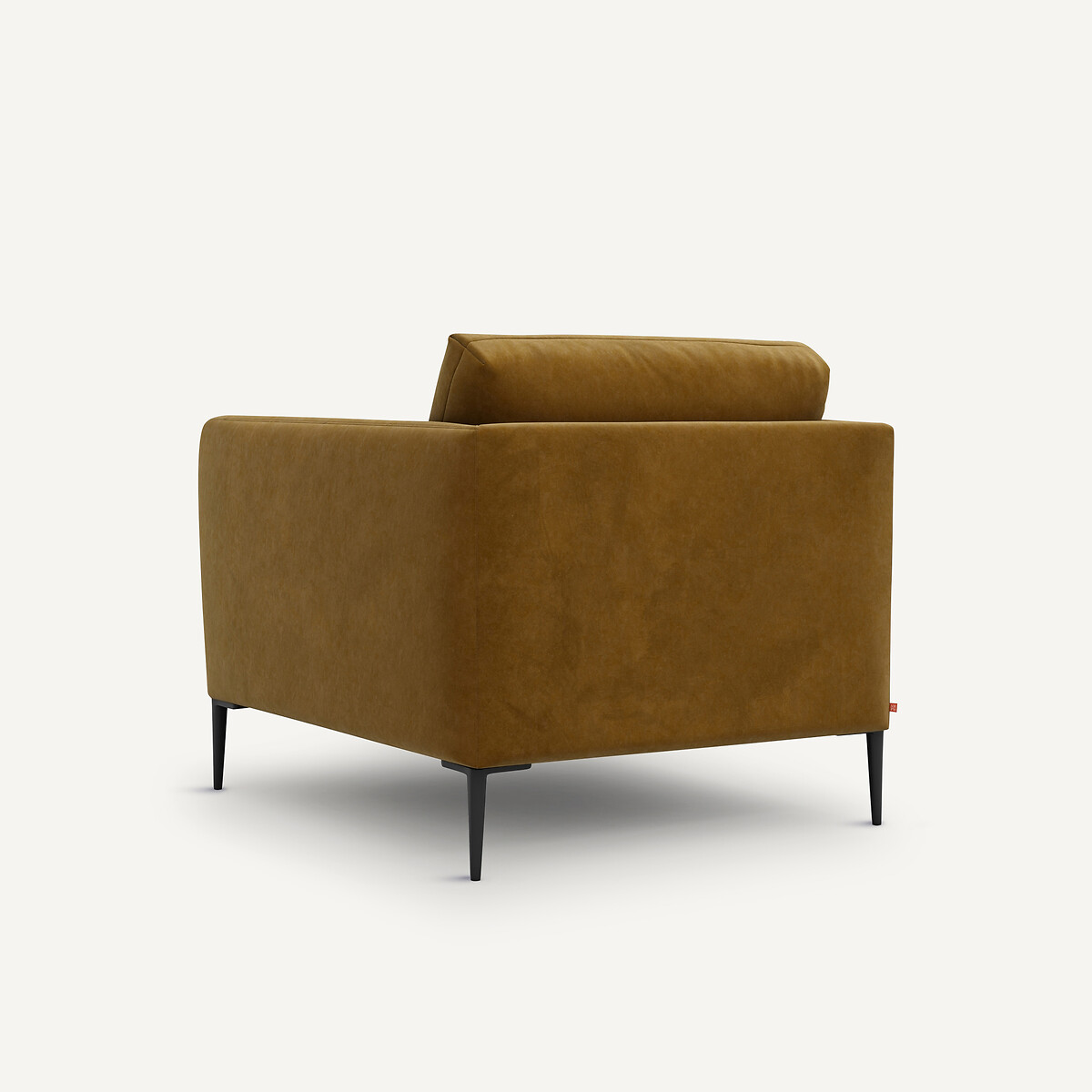 AM.PM<br>Poltrona de veludo, design Oscar E. Gallina