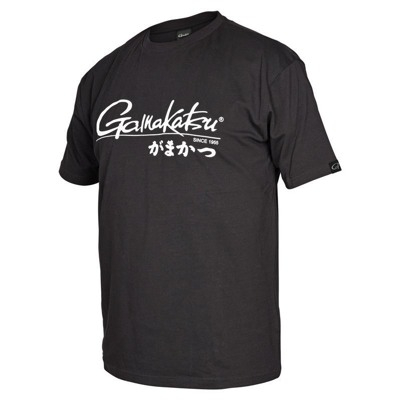 Tee Shirt Manches Courtes Homme Gamakatsu T-Shirt Classic Jp - Noir