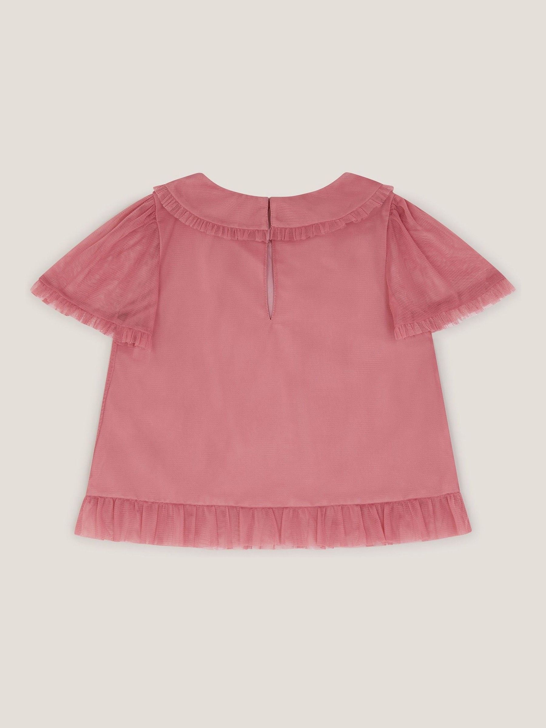 Monsoon Kristi Embroidered Tulle Top