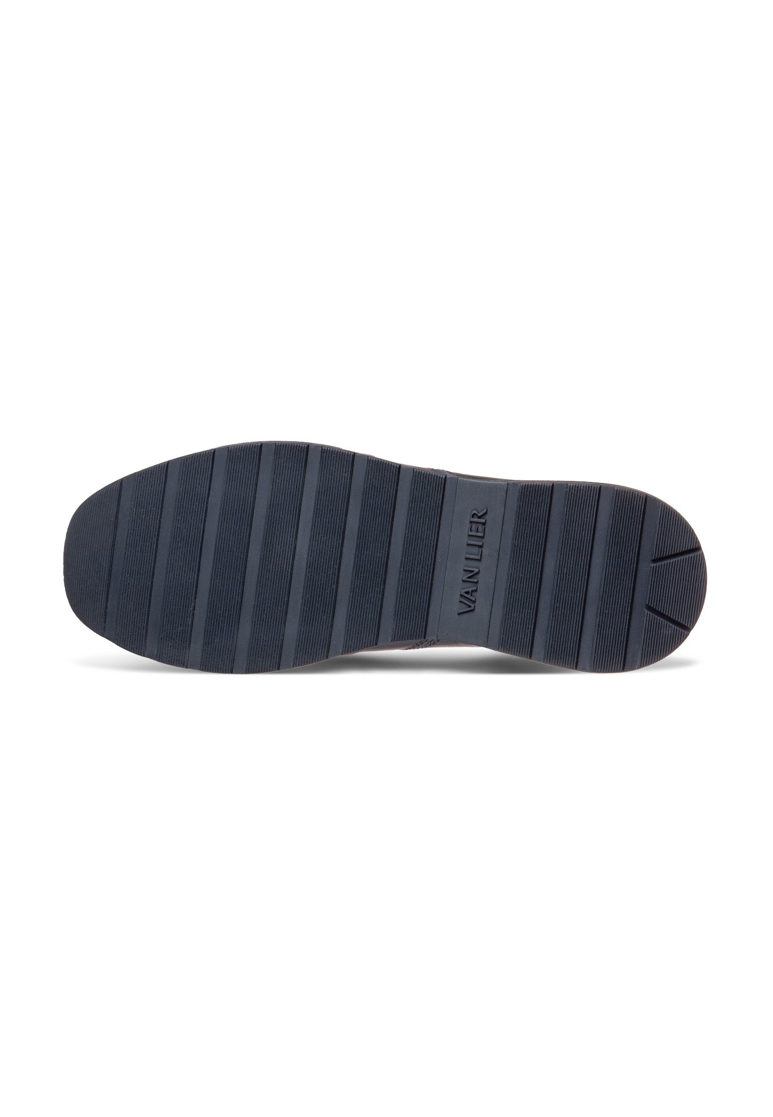 Blauw gladleren Positano sneaker