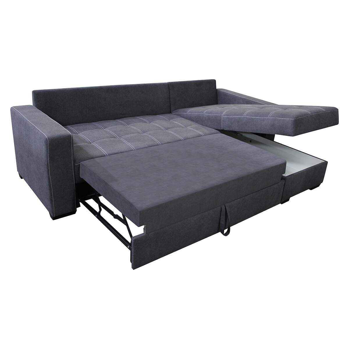 Ecksofa Mediolan 142 x 200 Anthrazit