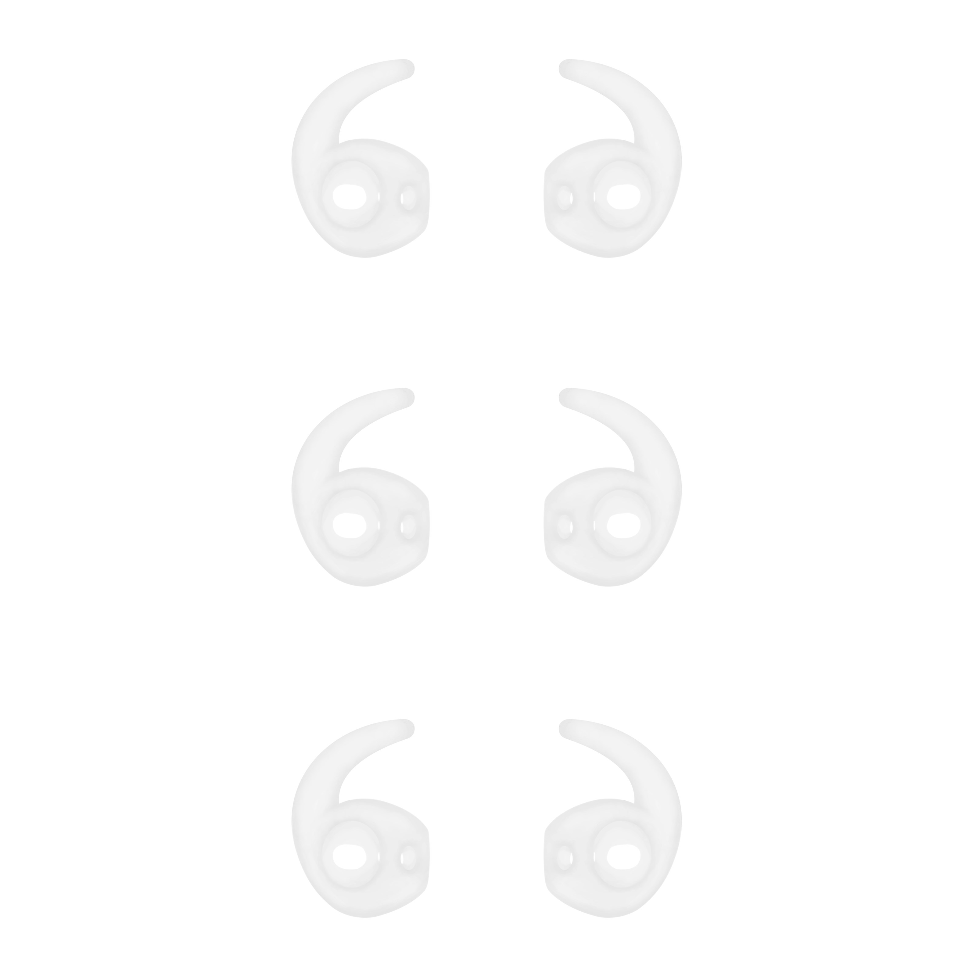 Roxcore Ørekroker for Airpods (Gen 1 & 2, 2017/2019) 3-pk.