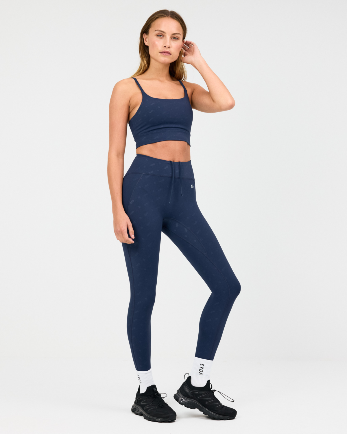 Eyda Kaylee Sports Bra Logo Night Sky