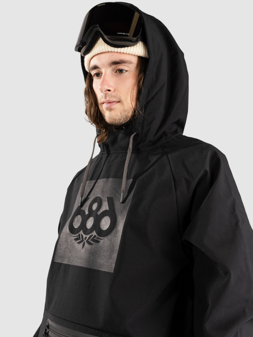 686 Waterproof Shred Hoodie black