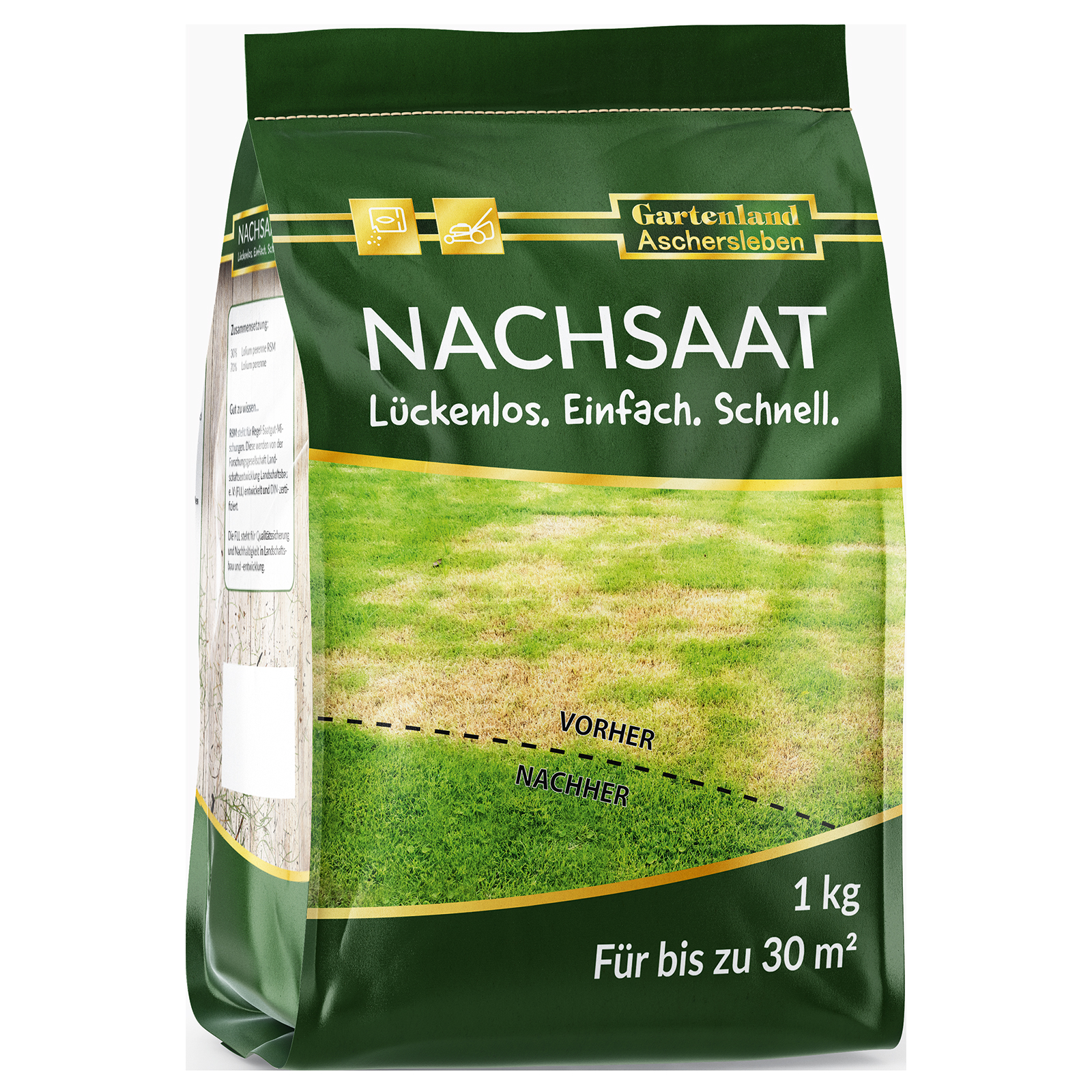 Saatgut Rasennachsaat - 1 kg - für 30 qm