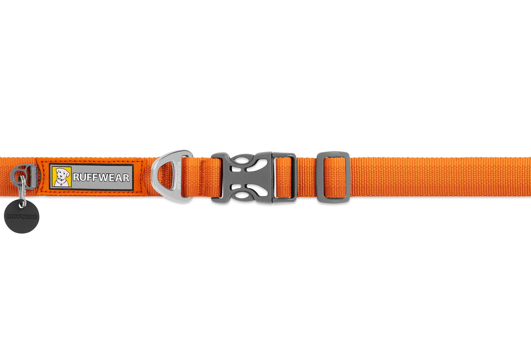 Collier léger pour tous les jours front range® avec boucle latérale facile à utiliser. Couleur: campfire orange (orange), taille: s