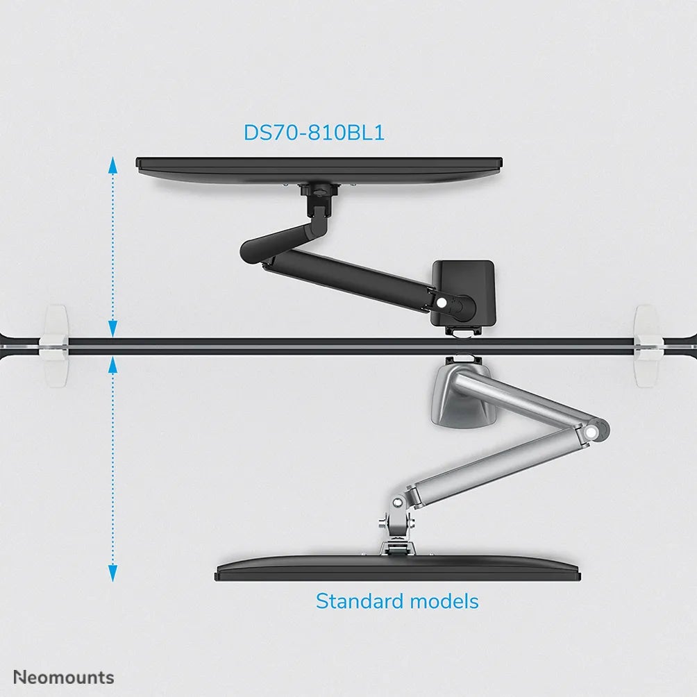 Neomounts DS70-810BL1 bureausteun voor flatscreen