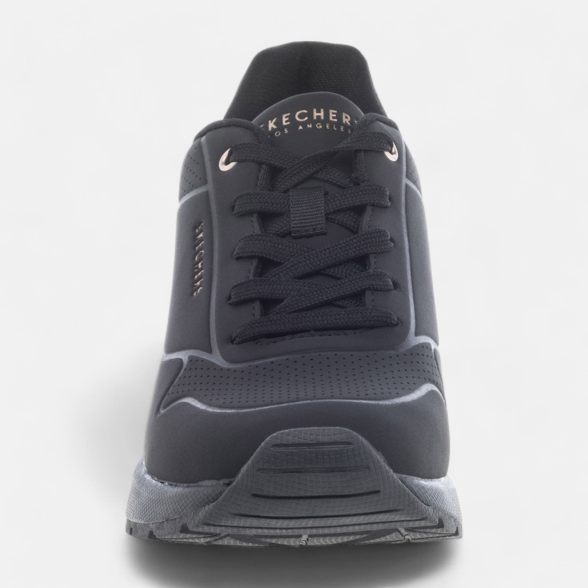 Sneakers à talon compensé Femme noir