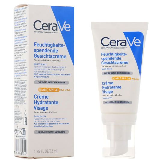 Cerave crème hydratante visage SPF30