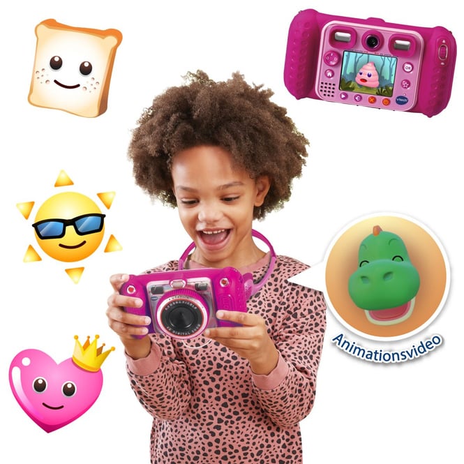 VTech - KidiZoom Duo Pro - inklusive Tragetasche - rosa