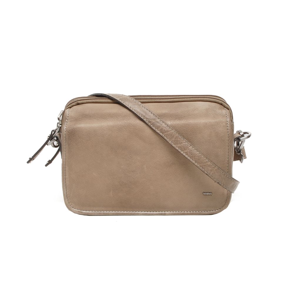 Berba Lucca Crossbody Flap Bag Dust