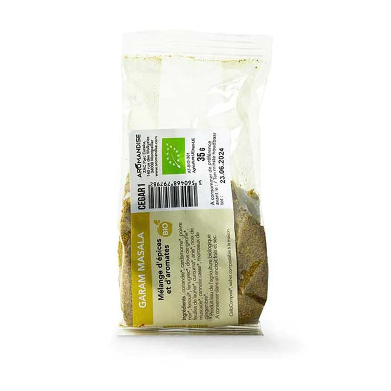 Garam Massala bio - 35 g Aromandise
