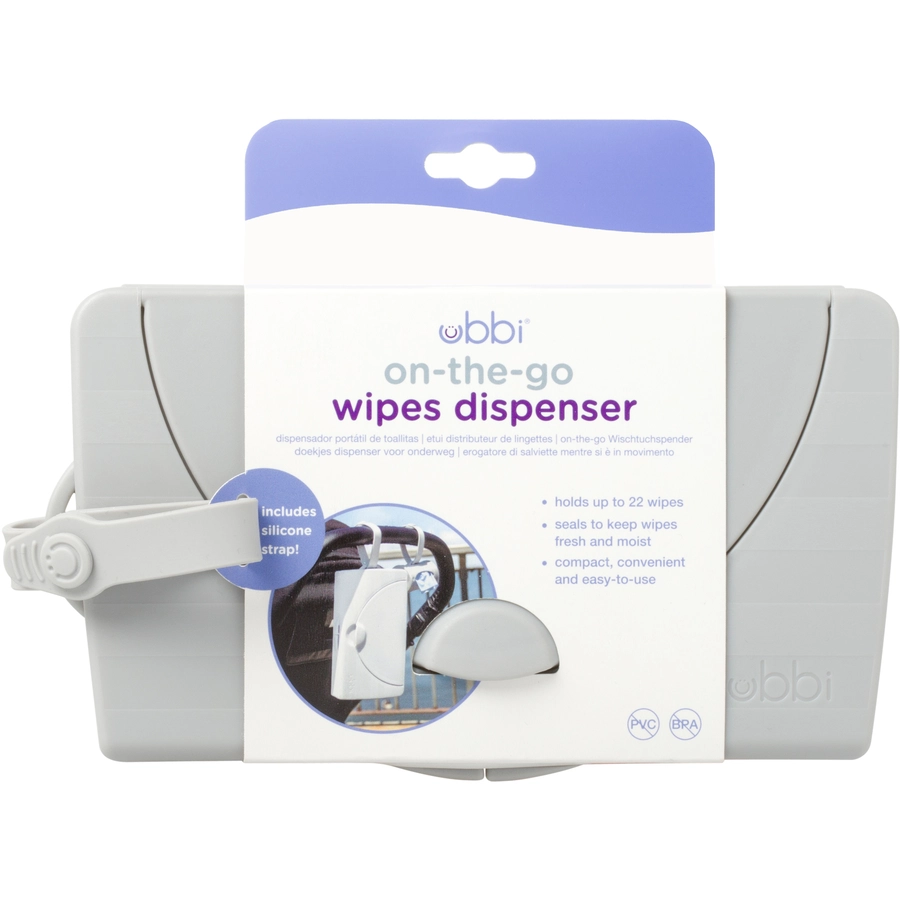 ubbi® Feuchttuchspender On-The-Go, grau