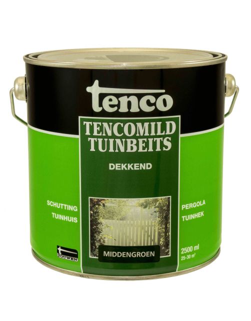 Tenco Tencomild Dekkend - Tuinbeits - 2.5 l Groen Dekkend