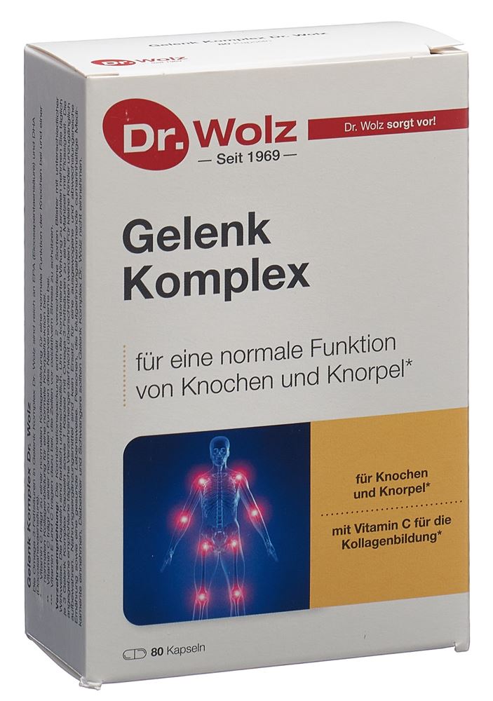 DR. WOLZ Gelenk Komplex Kaps Blist 80 Stk