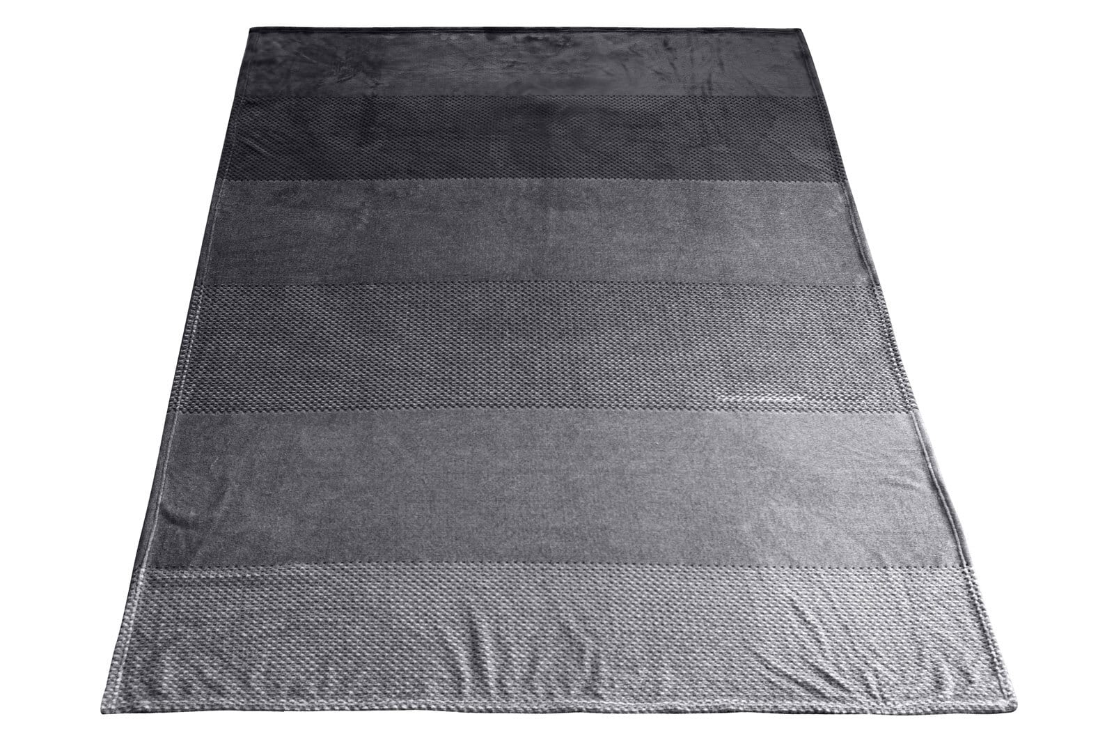 Flanell Kombidecke Gold-Line grau