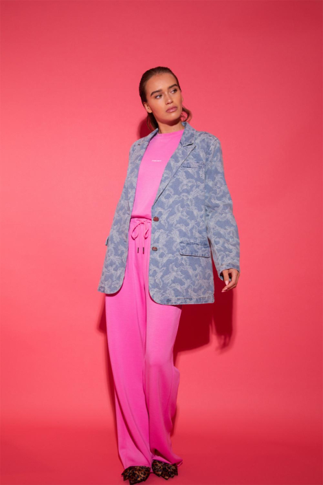 Studio Amaya blauwe dames blazer