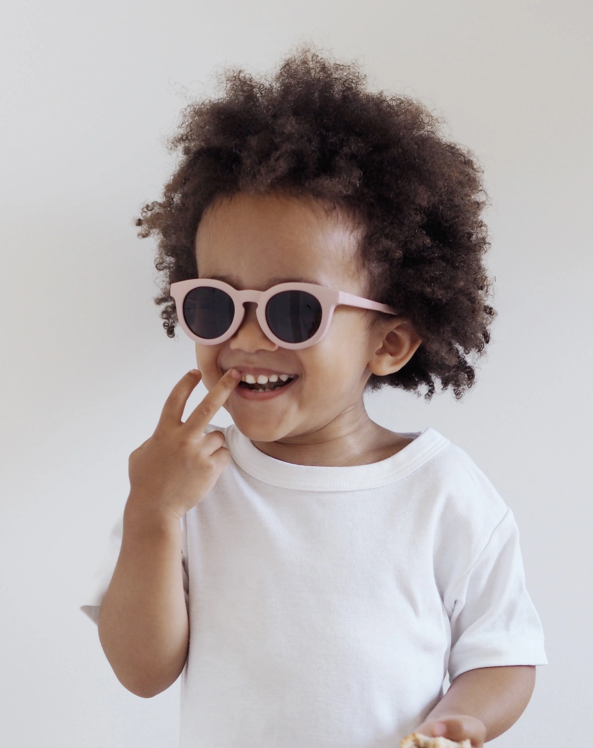 Sonnenbrille HAPPY in dusty rosa