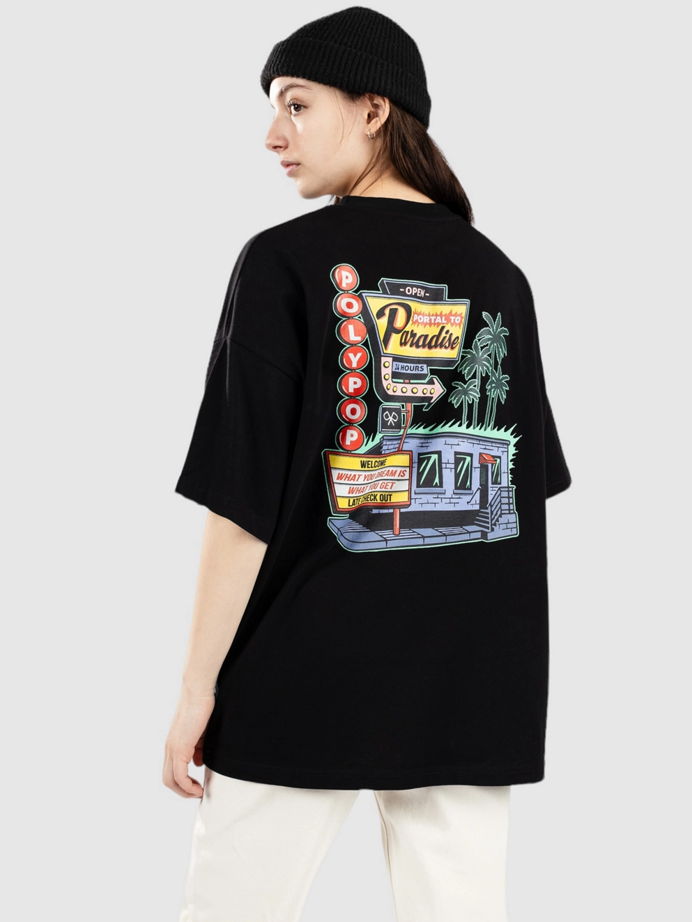 Polypop Portal To Paradise T-Shirt black