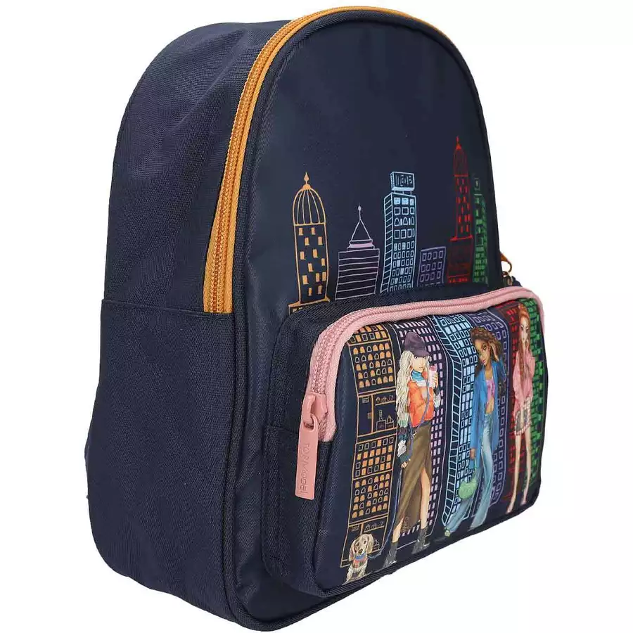Depesche Rucksack CITY GIRLS TOPModel 11 x 22 x 28 cm dunkelblau