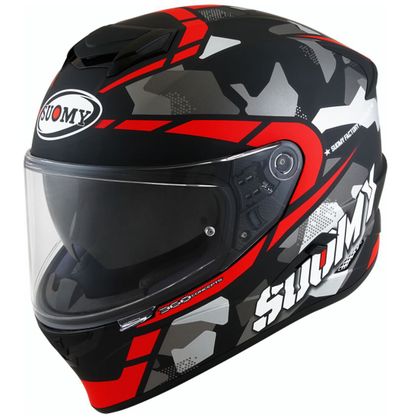 Casque Suomy STELLAR - RACE SQUAD MATT - Noir / Rouge