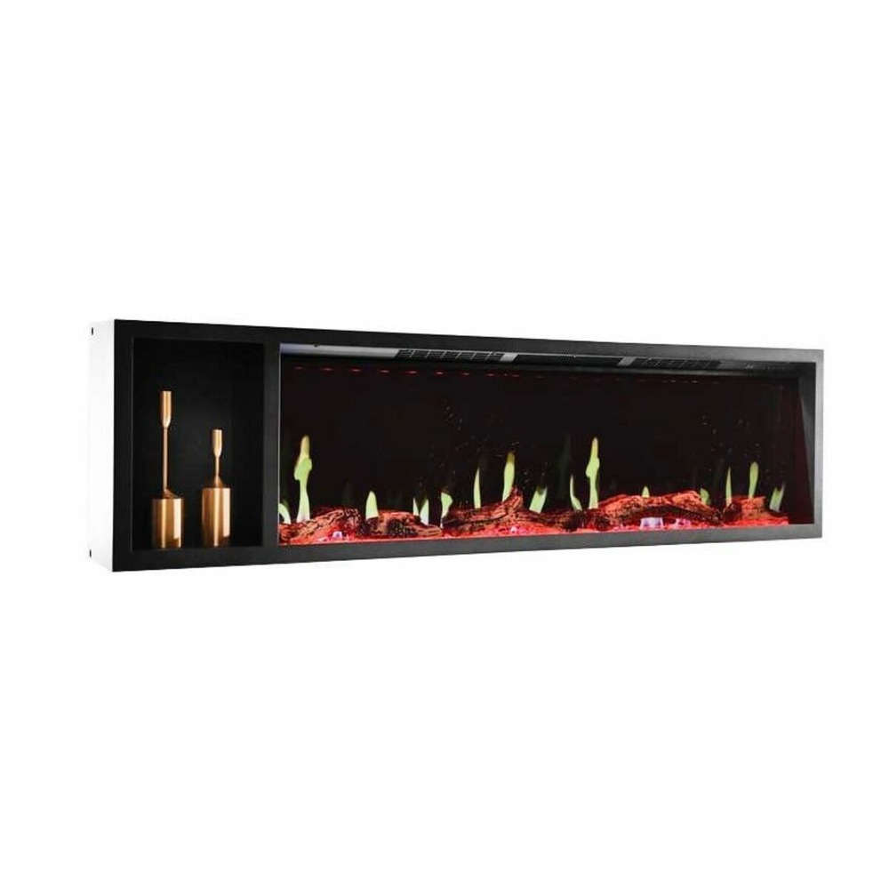 Cheminee encastrable avec effet flamme 1500w sined caminetto stromboli