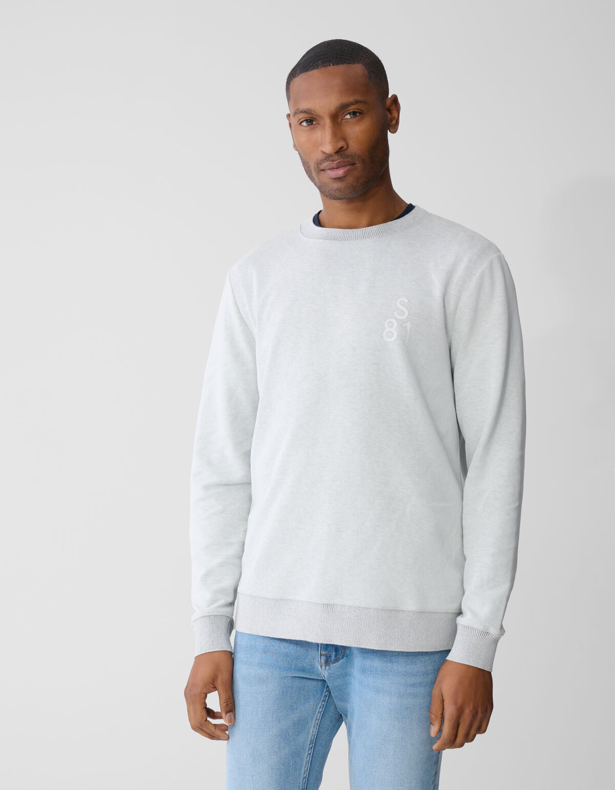 Spark Logo Sweater Lichtgrijs
