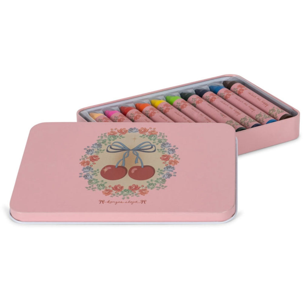 Køb Konges Sløjd Cherry Sløjfe Crayons Bees Wax 10 Pcs