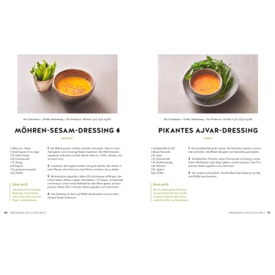 1 Salat - 50 Dressings - Von fruchtig bis pikant