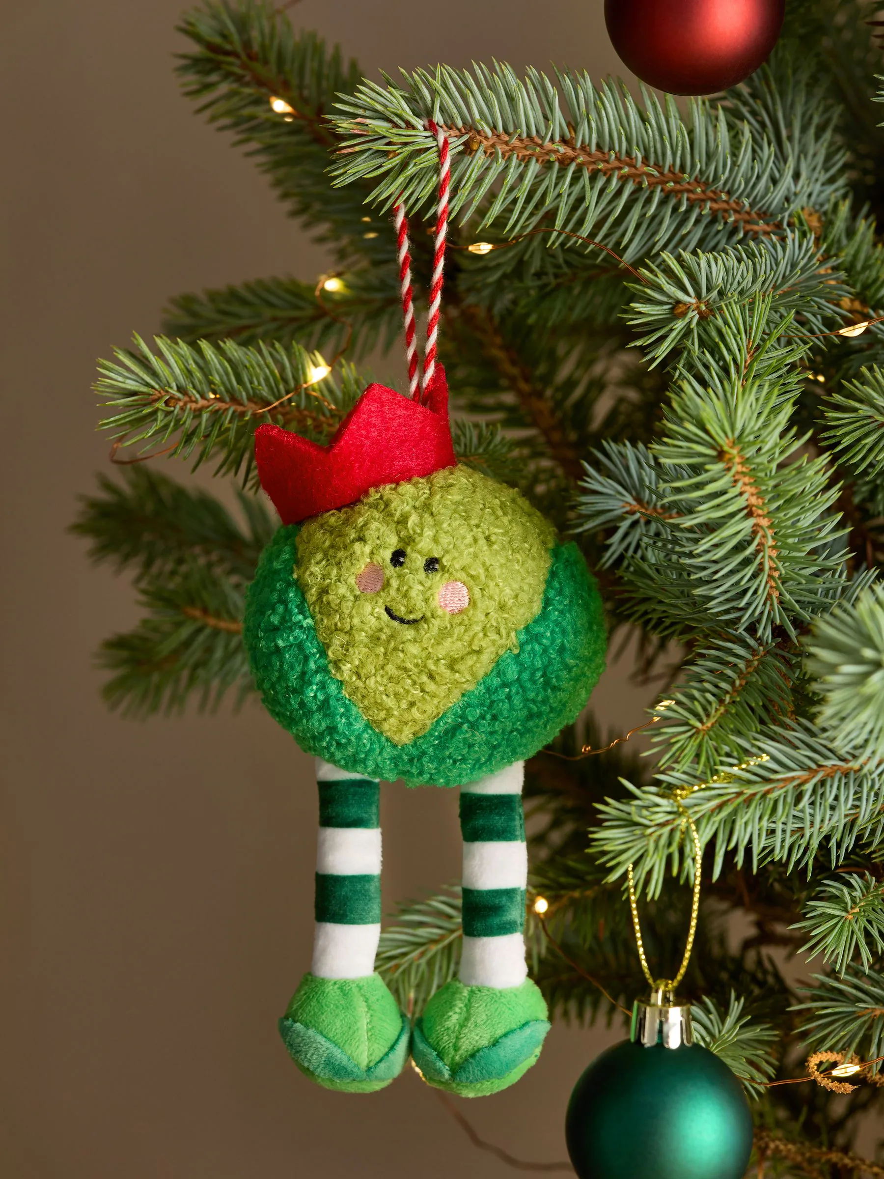 Novelty pluchen Kerstmis bal