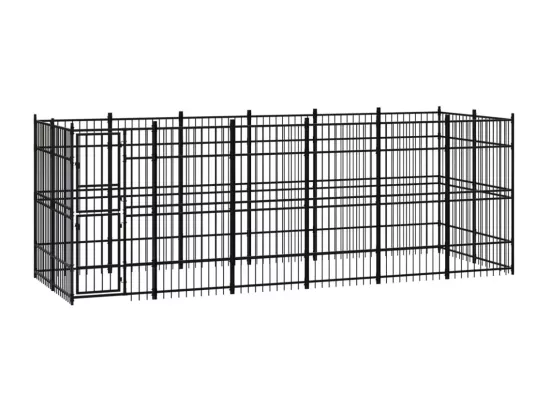 Chenil cage enclos pac noire 576 x 192 x 200 cm 02_0041777