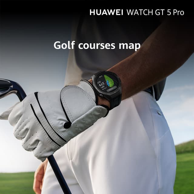Huawei Watch GT 5 Pro sportsur 46 mm (sort)
