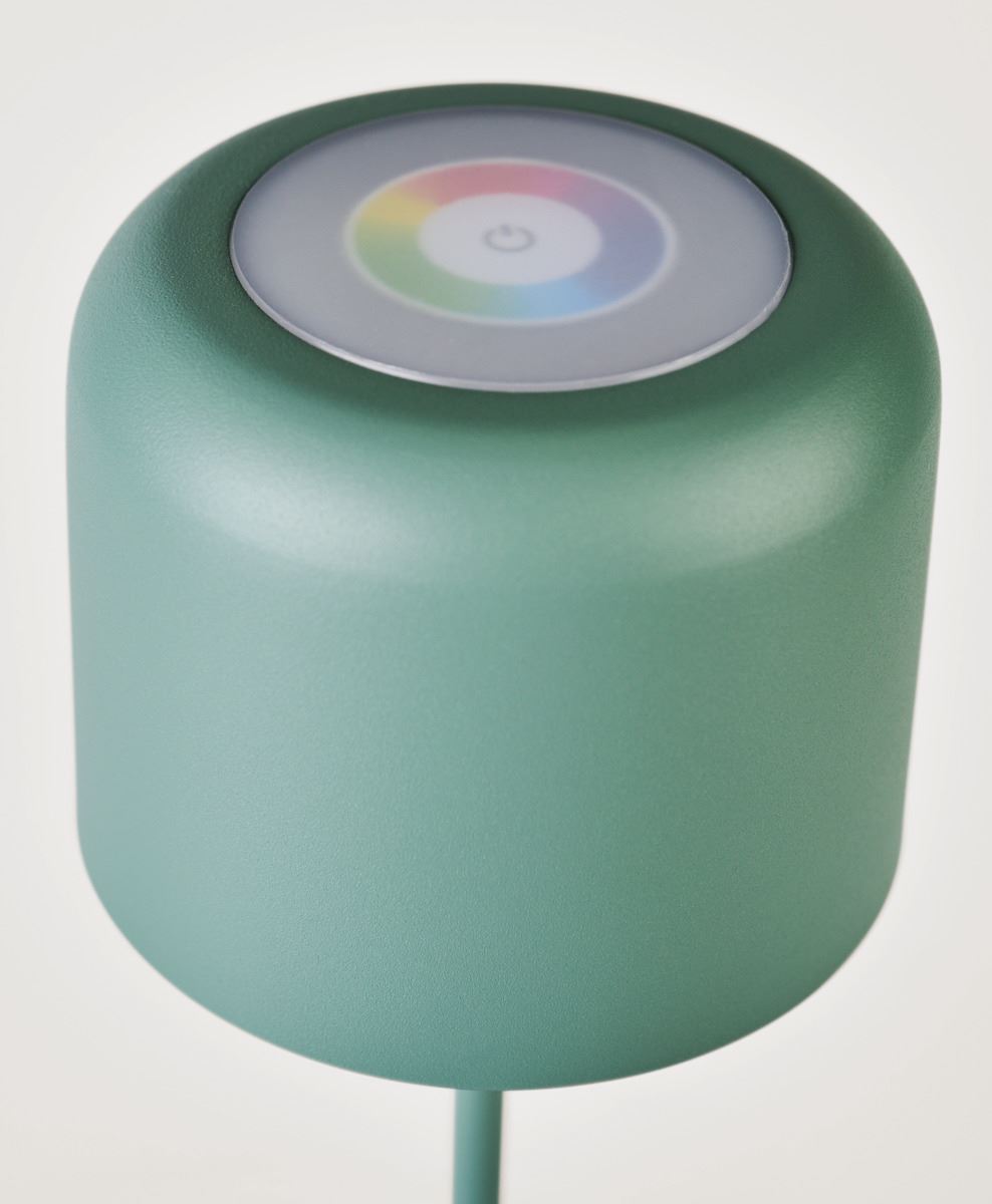 Led lampe hvit - 12x12x38 cm