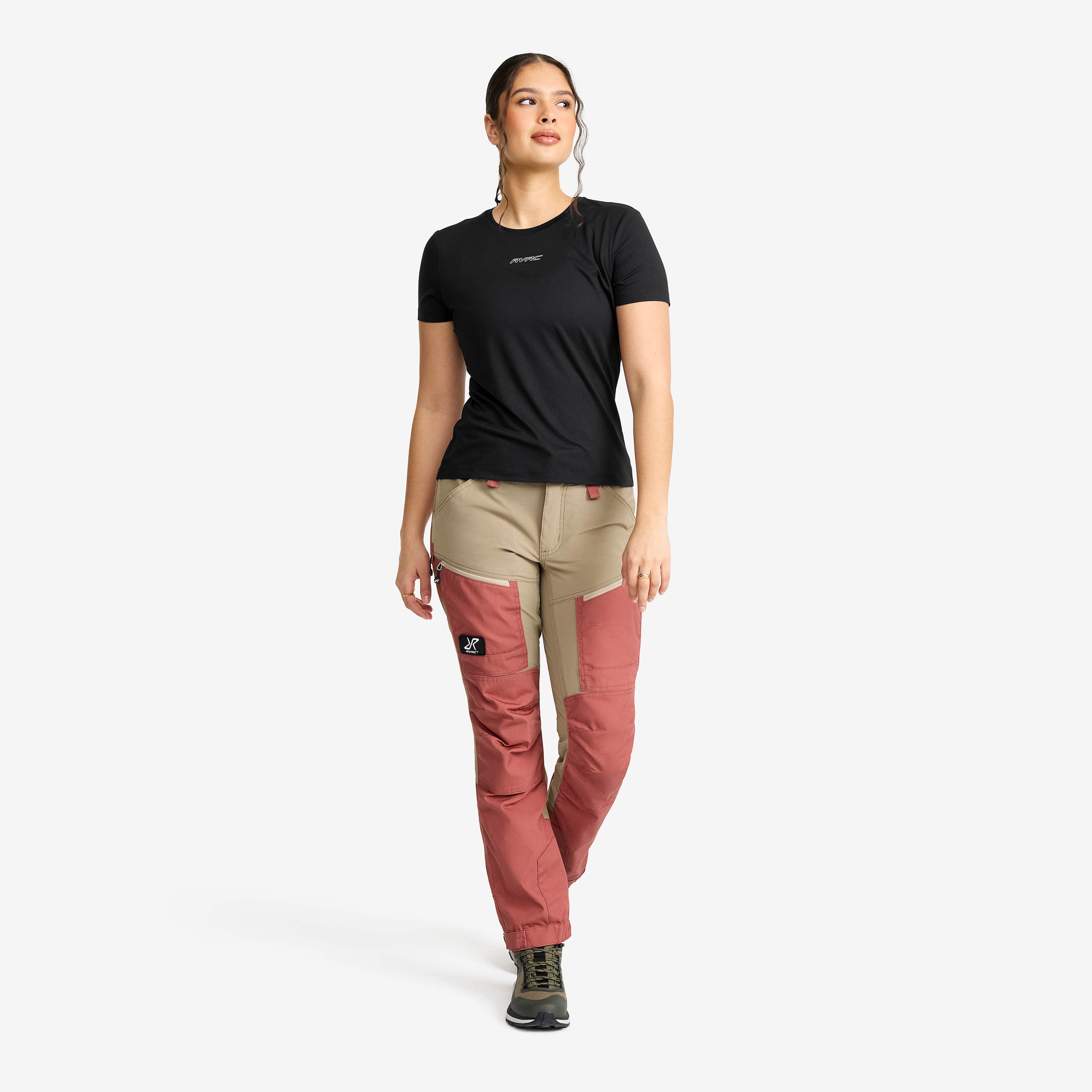 Mission Logo T-shirt Dame Black