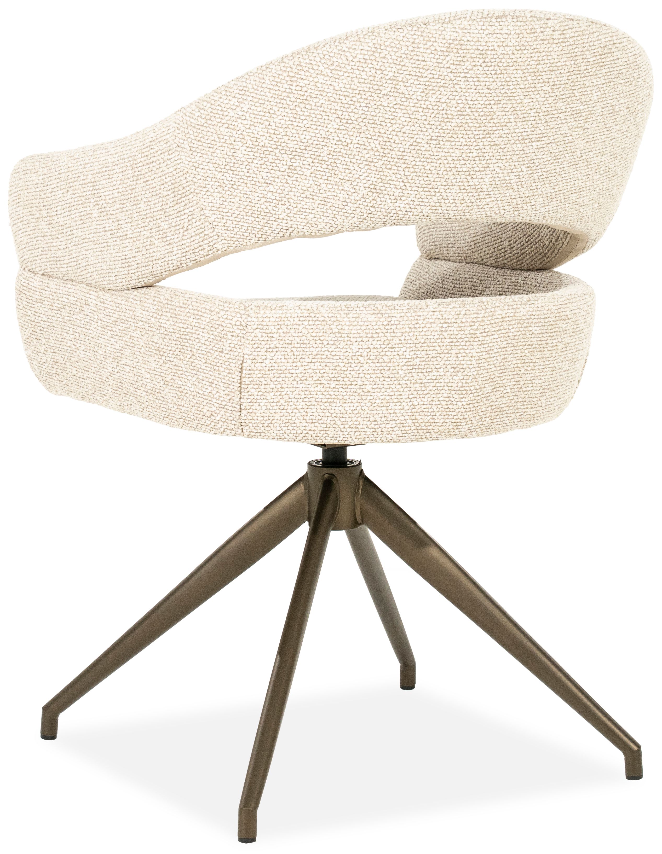Eetkamerstoel Beige 96456 Hailey B58 x D60 x H80.5 cm
