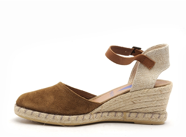 Verbenas nu pieds talons femme malena serraje marron