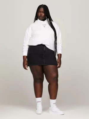 Blusa de moletom cropped essencial e descontraída