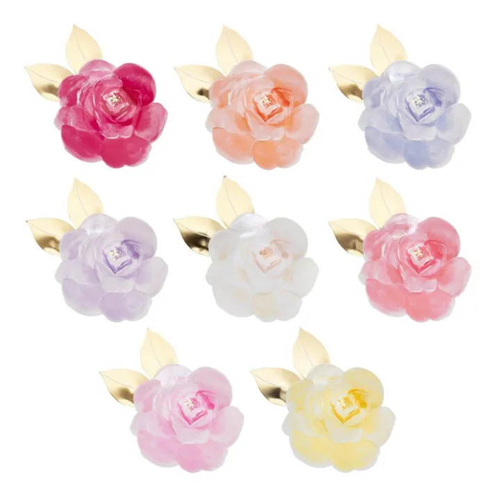 Meri Meri Assiettes en carton Jardin de Roses - Set de 8