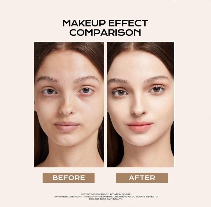 MISTINE - Cover All Foundation Glow Velvet Finish (Blauw)