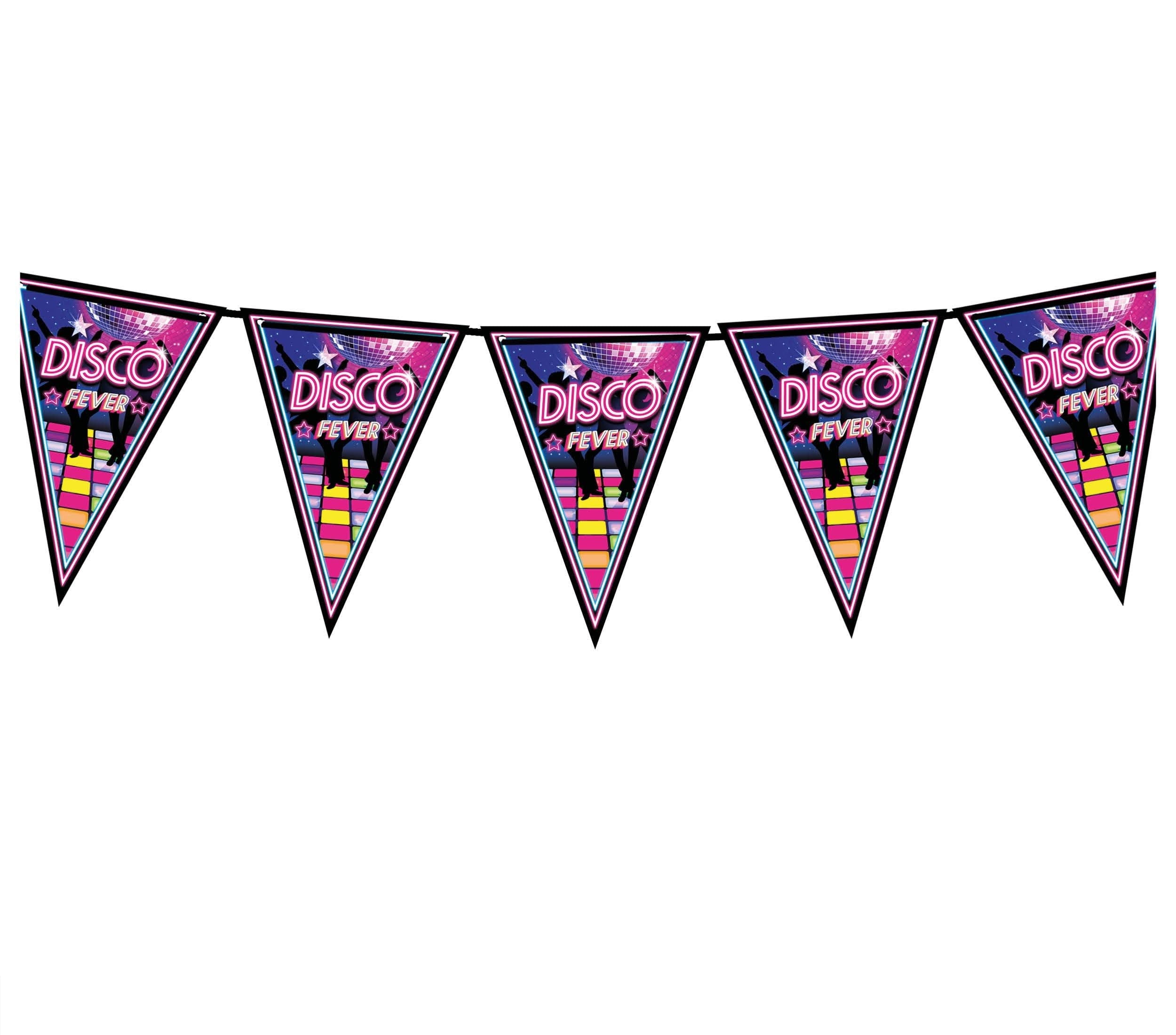Disco 70S Slinger Wimpel 3m