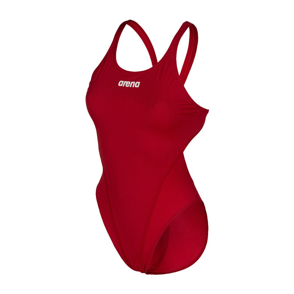 Arena TEAM SWIM TECH SOLID - Maillot de bain 1 pièce Femme red/white