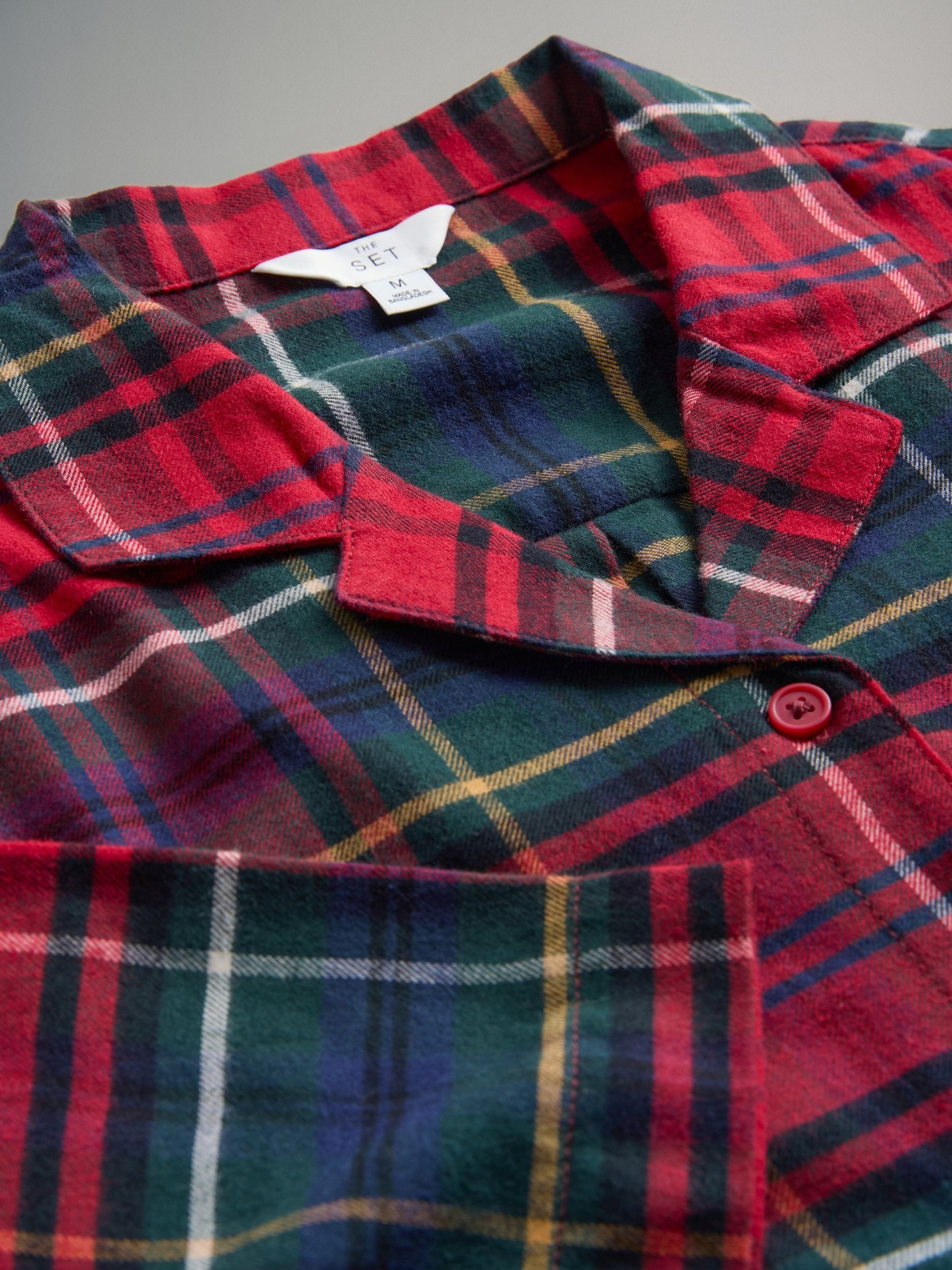 The Set 2 Pack Cotton Woven Check Pyjamas