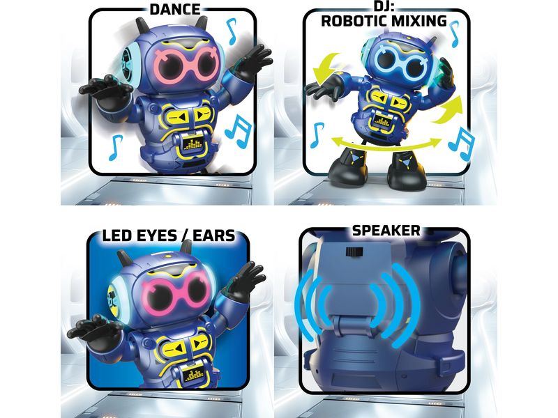 Silverlit Roboter Robo Beats II assortiert Interaktive Roboter zum Spielen und Lernen