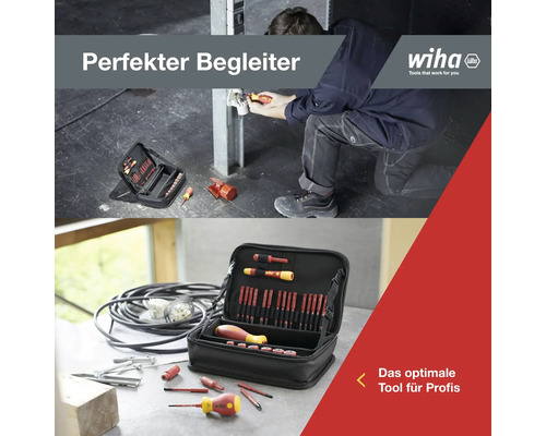 Wiha slimVario electric gereedschapsset 31-delig.