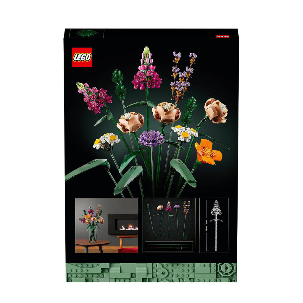 Nice bouquet of flowersBloemenboeket Bouwpakket voor Volwassenen 10280