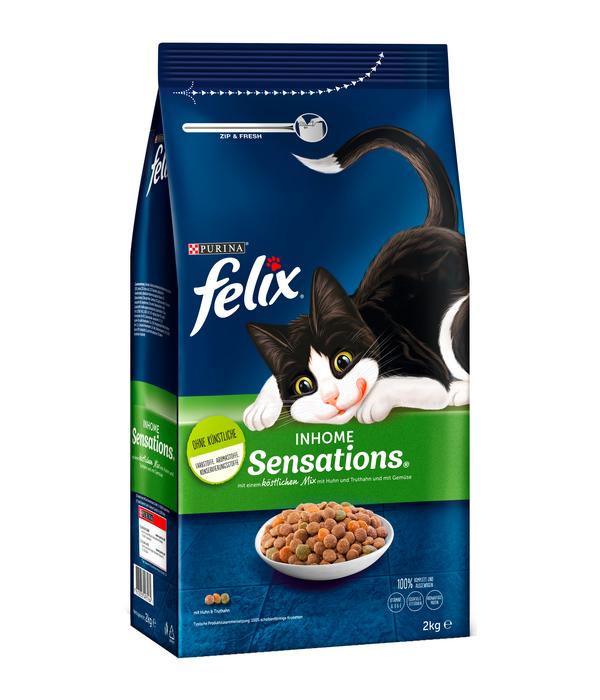 PURINA felix® Trockenfutter für Katzen